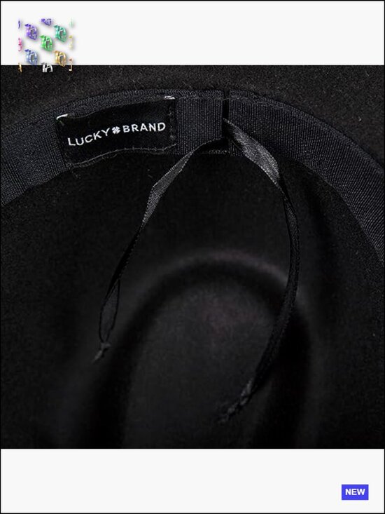 Felt Wide Brim Cowboy Hat Structured Styling Classic Rancher Western Inspired main image 6